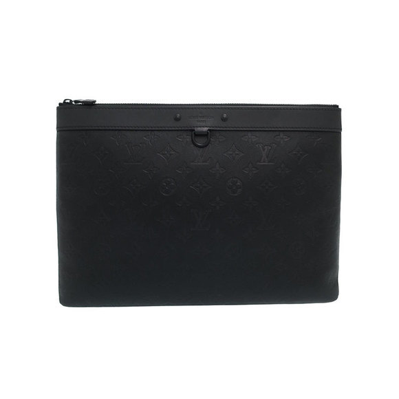 Louis Vuitton Shadow Bag Clutch Discovery Black Monogram Pochette - Picture 1 of 8